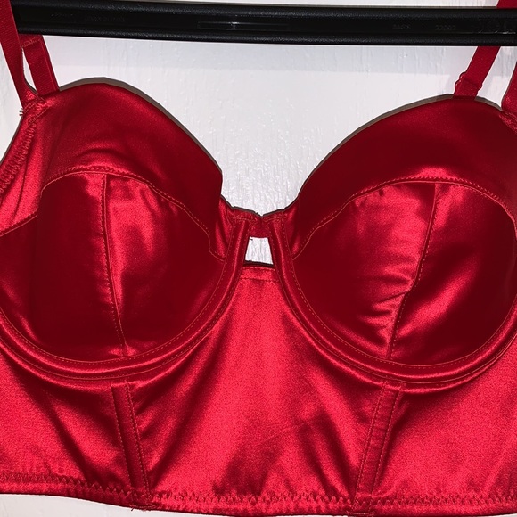 F21 Satin Bustier - Picture 4 of 7